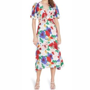 Faithfull the Brand Vittoria Floral Midi Dress